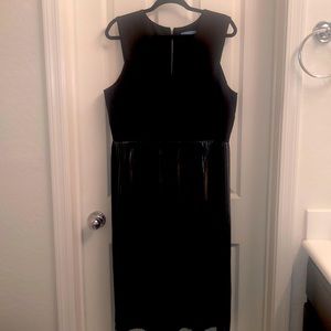 Antonio Melani dress size 14 black silver gray